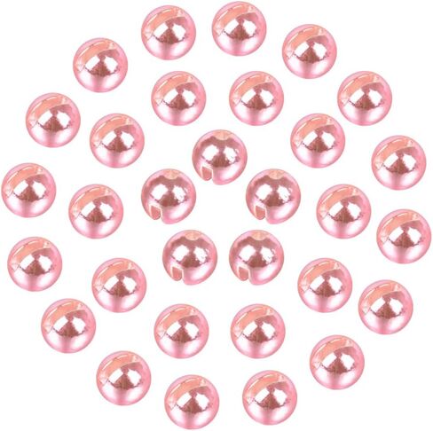 100pcs Tungsten Slotted Beads for Fly Tying, Sink Deeper and Faster 12 Colors/13 Sizes Slotted Tungsten Beads Fly Tying Beads Head Fly Tying Materials in Saudi Arabia