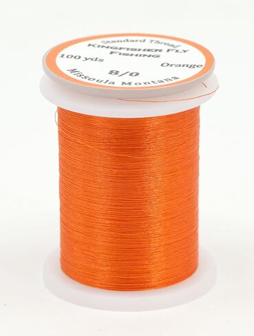 Kingfisher Fly Tying 8/0 70 Denier Fly Tying Thread - خيط دقيق دقيق للحواف المتوسطة والجفاف الصغيرة والحوريات in Kuwait