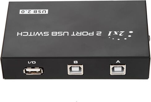 صندوق تبديل مشاركة USB من SUNGOOYUE لطابعة الكمبيوتر والماسح الضوئي 2 4 منافذ تبديل مريح وسهل الاستخدام (دليل بمنفذين) in Kuwait