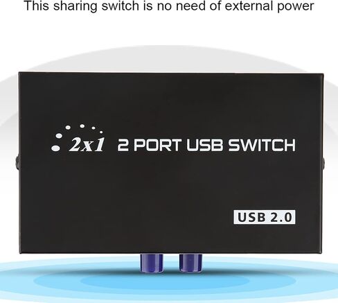 صندوق تبديل مشاركة USB من SUNGOOYUE لطابعة الكمبيوتر والماسح الضوئي 2 4 منافذ تبديل مريح وسهل الاستخدام (دليل بمنفذين) in Kuwait