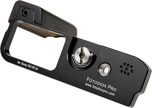 مقبض معدني Fotodiox Pro DLX - متوافق مع كاميرات Sony RX1R III Premium المدمجة - مقبض مع وصول للبطارية in Kuwait