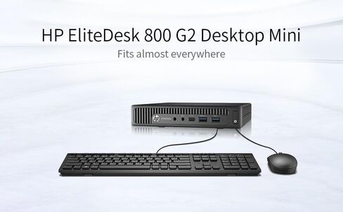 HP EliteDesk 800 G2 Mini PC Desktop Computer, Quad-Core i7-6700T, 8GB RAM, 256GB SSD, Keyboard and Mouse, WiFi, BT, DisplayPort, Windows 11 Pro (Renewed) in Kuwait