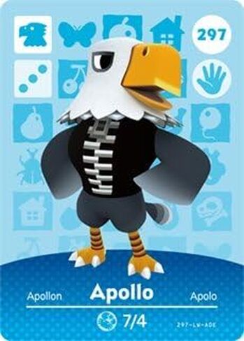 Apollo - Nintendo Animal Crossing Happy Home Designer Amiibo Card - 297 by Nintendo in Kuwait