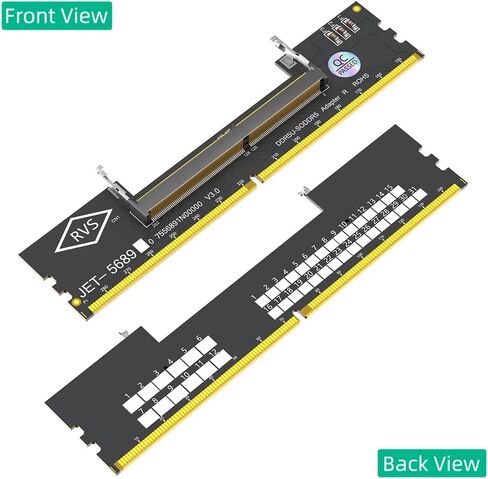 كمبيوتر محمول DDR5 RAM إلى SO ddr5 U-DIMM بطاقة محول سطح المكتب، اختبار الذاكرة SO DDR5 إلى ddr5 U-DIMM محول in Kuwait