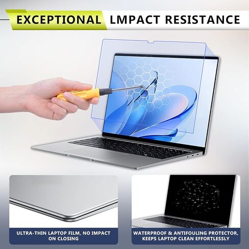 2 Pack Anti Blue Light Screen Protector for HP OmniBook X Flip x360 14" 2-in-1 Touchscreen Laptop, 2025 Models (14-fk / fm0000 Series), Anti Scratch Matte Film, Bubble Free Easy Installation in Kuwait