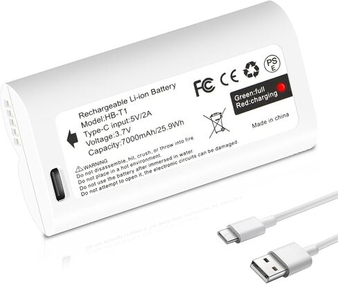ANTIEE WBAT1 Removable Battery Pack - Rechargeable Battery Compatible with WYZE Cam Pro Camera, Replacement for WYZE WBAT1 Battery 7000mAh (WBAT1) in Kuwait