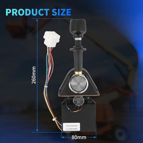 Dokili 1600141 Joystick Controller Compatible with JLG Boom Lift 40H 40HA 45HA 60H 60HA 70H 80H 80HX 86HX 150HAX 1-Axis Drive Controller in Kuwait