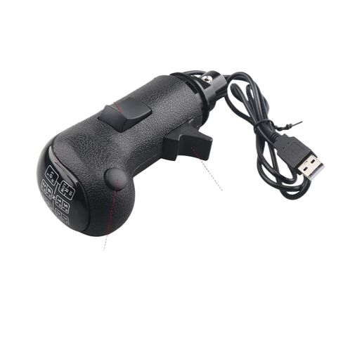 JAECQDDM USB Gearshift Knob Replacement Compatible with G29 G27 G25 G923 and TH8A Shifter for PC Racing Simulators Including ATS and ETS2 in Kuwait