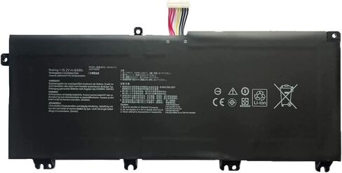 Hubei B41N1711 B41Bn95 B41Bn9H استبدال بطارية الكمبيوتر المحمول Asus FX503VM FX63VD FX63VM GL703GE-ES73 GL703VD-1A ROG Strix GL503 GL503VD GL503VM GL703VD GL703VM ZX63V السلسلة (15.2 فولت 64 وات في الساعة) (كابل طويل) in Kuwait