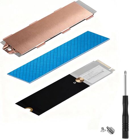 يمكن استخدام دعامة طول محول تمديد M.2 2230 إلى 2280 SSD، والتي تشتمل على مبدد حراري M.2 2280 SSD نحاسي ووسادة حرارية من السيليكون، على أجهزة الكمبيوتر المحمولة وأجهزة الكمبيوتر الصغيرة وأجهزة PS5 وأجهزة الكمبيوتر المكتبية. in Kuwait
