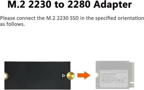 يمكن استخدام دعامة طول محول تمديد M.2 2230 إلى 2280 SSD، والتي تشتمل على مبدد حراري M.2 2280 SSD نحاسي ووسادة حرارية من السيليكون، على أجهزة الكمبيوتر المحمولة وأجهزة الكمبيوتر الصغيرة وأجهزة PS5 وأجهزة الكمبيوتر المكتبية. in Kuwait