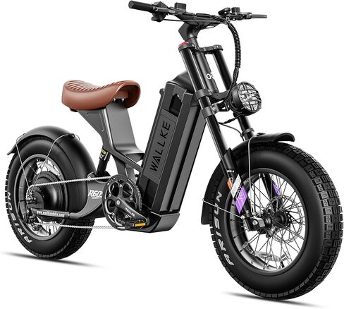 Wallke H9 AWD Dual Motor Ebikes for Adults, 48V 60Ah Long Range Electric Bike 200 Mile, 35MPH Fast E Bike, 20*4 Fat Tire All Terrain eBike Camp/City, Full Suspension E-Bicycle,Removable Battery,UL2849 in Saudi Arabia