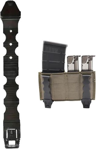 مشابك MOLLE Malice التكتيكية، مشابك قصيرة بأشرطة Molle، حزمة من 8 (أسود) in Kuwait