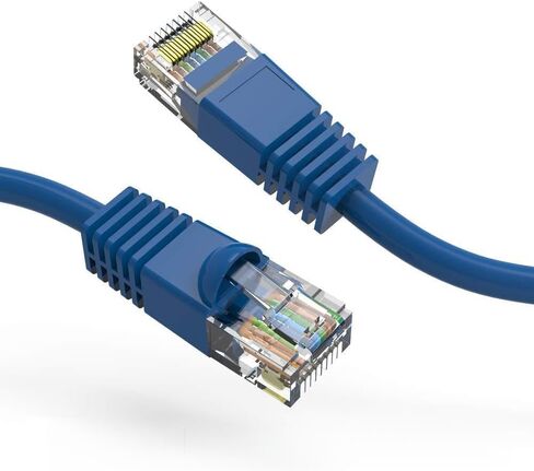 كابل شبكة إيثرنت Cat6 UTP بطول 0.5 قدم، أزرق، حزمة واحدة in Kuwait