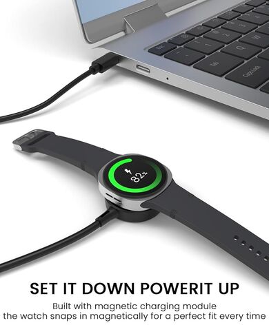 كابل USB C لساعة Samsung Galaxy Watch 8/8 Classic/7/Ultra 3.3Ft شاحن بديل من النوع C لساعة Galaxy Watch FE/6/6 Classic/5 Pro/5/4/4 Classic/3/Active 2/قاعدة شحن نشطة in Kuwait