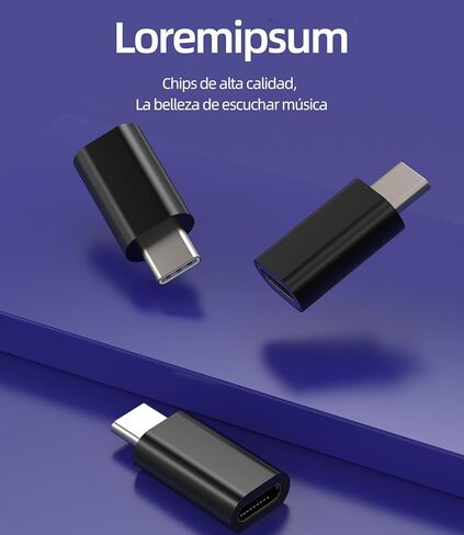 Lightning Female to USB C Male (3pack) for iPhone 16 15 Pro Max محول كابل الإضاءة لجهاز iPad Type C محول شاحن متوافق مع ملحقات موصل شحن سامسونج in Kuwait