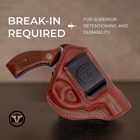 حافظة IWB جلدية فاخرة من Cardini، للمسدسات ذات 5 طلقات، لإطار S&W J، لـ Taurus 605، 642 وزن الهواء، 38 حافظة خاصة in Kuwait