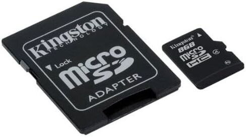 2U09371 - Kingston 8GB microSDHC Card - (Class 4) (SDC4/8GB) in Kuwait