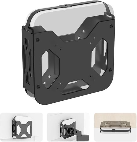 Mount Only for Mac Mini Mount M1 M2 M2 Pro 2011–2023, Wall and Under Desk Mount, Attach to Monitor Arm and VESA Mount Behind Monitor 75×75 100×100, wr Cable Ties, Metal Bracket, Space-Saving Design in Kuwait