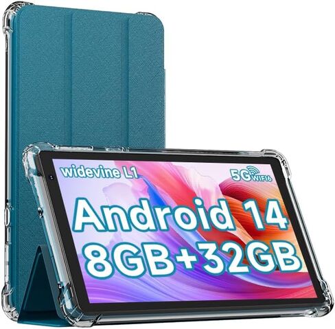 تابلت IWEGGO Android 14 مع حافظة، 7 بوصات 8 جيجا بايت رام + 32 جيجا بايت روم / 1 تيرابايت كمبيوتر قابل للتوسيع، أجهزة لوحية بكاميرا 5 ميجابكسل، معالج رباعي النواة 1.6 جيجا هرتز، بطارية 3000 مللي أمبير، كمبيوتر لوحي، 5 جيجا واي فاي، ألعاب 7 بوصة أندرويد كم in Kuwait