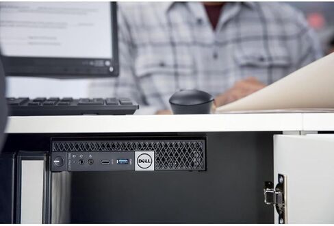 كمبيوتر Dell OptiPlex 7060 Mini Desktop Business، Intel Core i7-8700T، ذاكرة الوصول العشوائي 8 جيجابايت، 256 جيجابايت SSD، USB من النوع C، WiFi + Bluetooth، لوحة المفاتيح والماوس، Windows 11 Pro (متجدد) in Kuwait