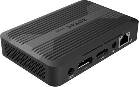 ZOTAC ZBOX Pico PI430AJ مع كمبيوتر صغير مبرد نشط AirJet، ومعالج Intel Core i3-N300، ورسومات Intel UHD، وذاكرة LPDDR5 سعة 8 جيجابايت، ونظام Barebones، ZBOX-PI430AJ-GLB in Kuwait