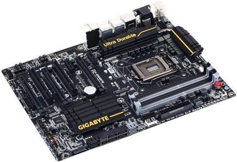 جيجابايت Black Edition LGA 1150 Intel Z97 HDMI SATA 6Gb/s USB 3.0 ATX Intel اللوحات الأم GA-Z97X-UD5H-BK (متجددة) in Kuwait