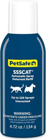 PetSafe SSSCAT Automatic Spray Pet Deterrent - Worlds Leading Motion-Activated Deterrent for Cats and Dogs - Cat Deterrent Spray to Create Off-Limits Areas, Stop Furniture Scratching in Saudi Arabia