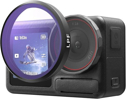 فلتر تقليل التلوث الضوئي من TELESIN LPR لـ DJI Osmo Action 5 Pro/Action 4/Action 3، فلتر Night Sky & City Night، مرشح عدسة كاميرا زجاجية بصرية عالية الدقة مع طلاء نانو متعدد الطبقات in Kuwait