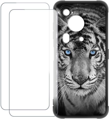 Compatible with Fossibot F112 Pro Case Colorful Custom Cover with 2 Pack Tempered Glass Screen Protectors - Shockproof Scratch-Resistant (Star) in Kuwait