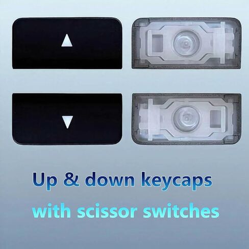 2 Pcs Replacement Up and Down Arrow Keycaps and Brackets for MacBook Pro/Air (M1/M2/M3/M4), Models A2442, A2780, A2918, A2991, A2992, A3112, A3185, A3186, A3401, A2338, A3113, A3114, A3240 in Kuwait