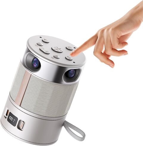 360 Conference Camera, 1080p HD Webcam Immersive Video Conference Experience, AI-Driven Speaker-Tracking, Both Overall and Speakers’ Close-up View, with Micro SD Slot, Stand in Kuwait