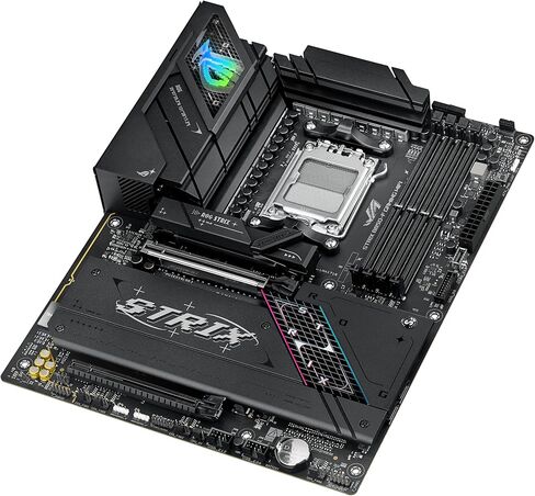 ASUS ROG Strix B850-F Gaming WiFi - AMD Motherboard, 16+2+2 Power Stages, DDR5, Four M.2 Slots, PCIe 5.0, 19 USB Ports, USB Type-C to 20Gbps and Aura Sync RGB in Kuwait