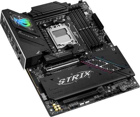 ASUS ROG Strix B850-F Gaming WiFi - AMD Motherboard, 16+2+2 Power Stages, DDR5, Four M.2 Slots, PCIe 5.0, 19 USB Ports, USB Type-C to 20Gbps and Aura Sync RGB in Kuwait