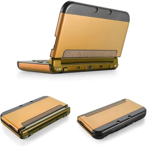 Gold Shockproof Protector Case Cover Hard Shell Skin for NES New 3DS XL LL (2015 Model) ONLY in Kuwait