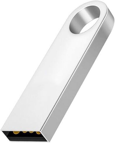 محرك فلاش USB سعة 8 جيجابايت مع محول من النوع C وحبل، محرك قلم USB 2.0 عالي السرعة، شريحة ذاكرة تخزين صغيرة للهاتف/الوسادة/الكمبيوتر الشخصي/الكمبيوتر المحمول - (فضي 8 جيجابايت) in Kuwait