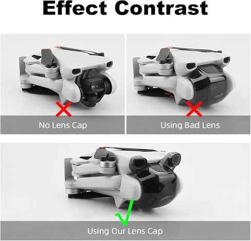 Lens Cover for Mini 3, Scratch-Resistant and Dustproof Drone Gimbal Protector, Camera Lens Protective Cover, Drone Accessories and Replacement Parts for DJI Mini 3 in Kuwait