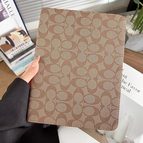 Brown Designer PU Leather Case for iPad 11th Generation 11-inch (2025, A16) & iPad 10th Generation 10.9-inch (2022), Soft TPU Back Cover with Pencil Holder, Multi-Angle Stand, Auto Sleep/Wake Function in Kuwait