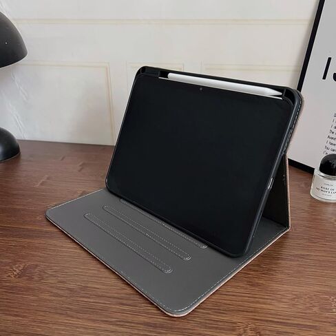 Brown Designer PU Leather Case for iPad 11th Generation 11-inch (2025, A16) & iPad 10th Generation 10.9-inch (2022), Soft TPU Back Cover with Pencil Holder, Multi-Angle Stand, Auto Sleep/Wake Function in Saudi Arabia