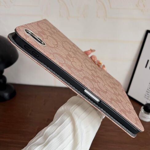 Brown Designer PU Leather Case for iPad 11th Generation 11-inch (2025, A16) & iPad 10th Generation 10.9-inch (2022), Soft TPU Back Cover with Pencil Holder, Multi-Angle Stand, Auto Sleep/Wake Function in Saudi Arabia