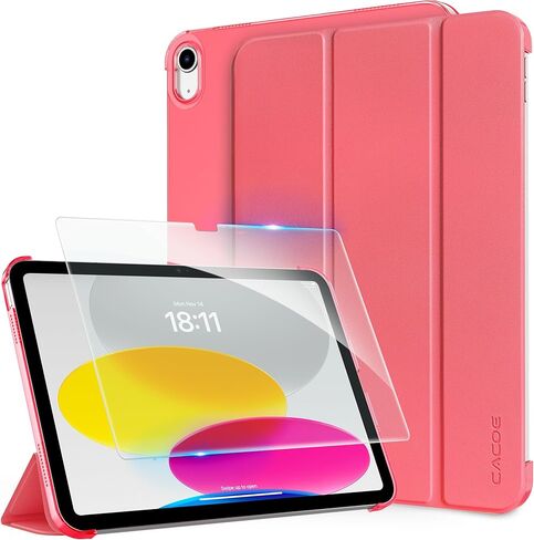 CACOE Case for iPad A16 11th/10th Generation(2025/2022) with Screen Protector 11/10.9 inch - Full Protective Tablet Cover for iPad 11/10 Gen, Dark Blue in Saudi Arabia