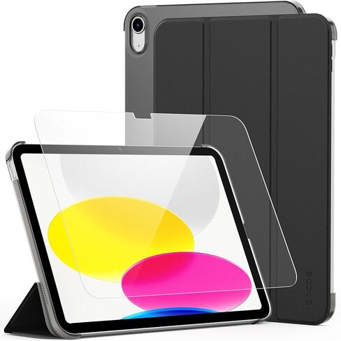 CACOE Case for iPad A16 11th/10th Generation(2025/2022) with Screen Protector 11/10.9 inch - Full Protective Tablet Cover for iPad 11/10 Gen, Dark Blue in Saudi Arabia