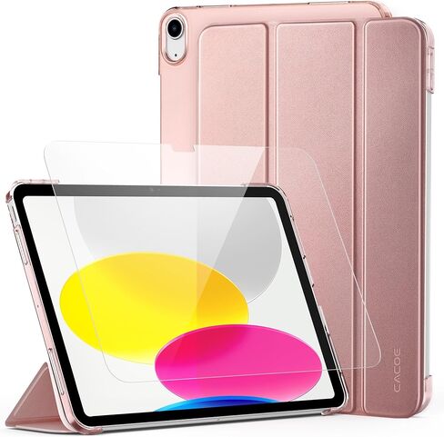 CACOE Case for iPad A16 11th/10th Generation(2025/2022) with Screen Protector 11/10.9 inch - Full Protective Tablet Cover for iPad 11/10 Gen, Dark Blue in Saudi Arabia