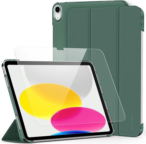 CACOE Case for iPad A16 11th/10th Generation(2025/2022) with Screen Protector 11/10.9 inch - Full Protective Tablet Cover for iPad 11/10 Gen, Dark Blue in Saudi Arabia