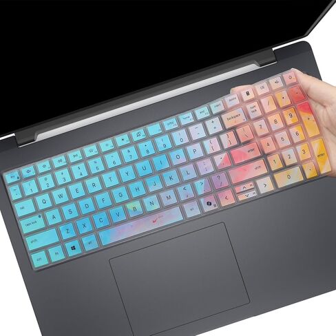 غطاء لوحة المفاتيح لجهاز Dell 16 Plus Laptop DB16250 DB16255/16 Plus 2 في 1 DB06250/16 DC16250 DC16251 20262025 كمبيوتر محمول 16 بوصة (لا يناسب Dell 16 Premium DA16250، Dell Pro 16/Pro 16 Plus/Pro Max 16)-Colorfu in Kuwait
