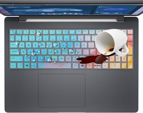 غطاء لوحة المفاتيح لجهاز Dell 16 Plus Laptop DB16250 DB16255/16 Plus 2 في 1 DB06250/16 DC16250 DC16251 20262025 كمبيوتر محمول 16 بوصة (لا يناسب Dell 16 Premium DA16250، Dell Pro 16/Pro 16 Plus/Pro Max 16)-Colorfu in Kuwait