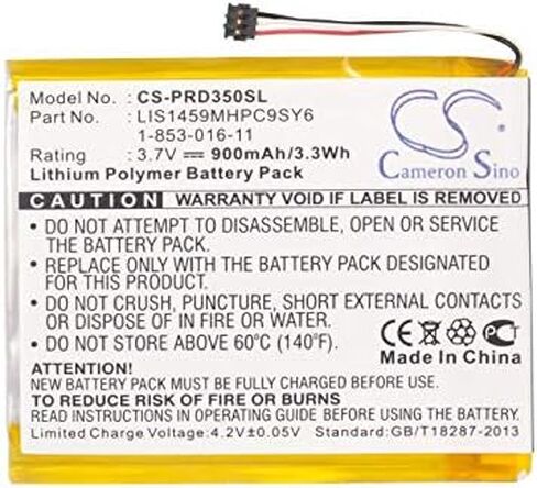 Cameron Sino Battery for Sony PRS-350, PRS-350SC, PRS-650, PRS-650BC, PRS-650RC PN:Sony 1-853-016-11, LIS1459MHPC9SY6 900mAh in Kuwait