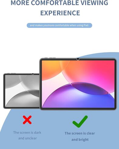 [2 Pack] for TCL TAB A1 Plus Tablet 12.2 Inch Tempered Glass Film, Screen Protector for TCL TAB A1 Plus 12.2" Tablet Anti-Scratch & Sensitive & 9H Hardness. in Kuwait