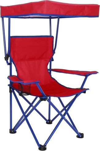Canopy Chair with Safety Lock (125 lb. Capacity), Red/Blue in Kuwait