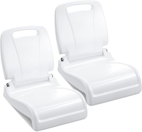 Karenhi 2 Pack Foldable Adult Pool Seat Portable Poolside Chair Stadium Seats with Back Support for Poolside Tailgating Beach Camping Picnic Chair Indoor Outdoor in Kuwait